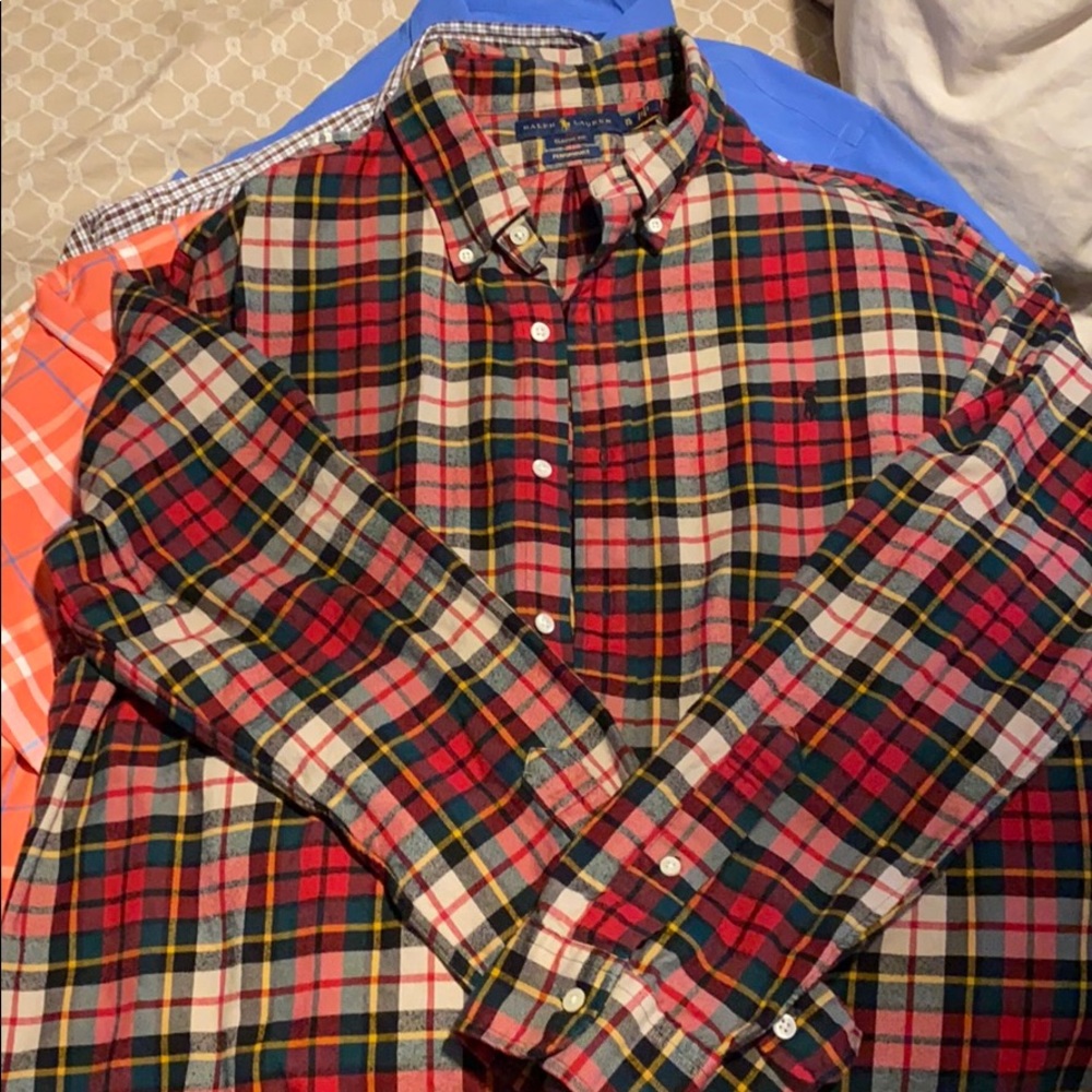 Polo Ralph Lauren flannel button down men’s XL